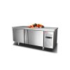 Bàn lạnh 2 cánh inox 1m5
