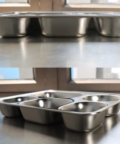 Khay cơm inox 5 ngăn sâu lòng