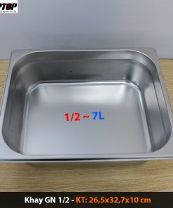 Khay buffet - khay đựng thạch (GN 1/2 | 10cm có nắp)